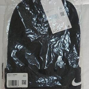 Nike Black Beanie Hat. Unisex